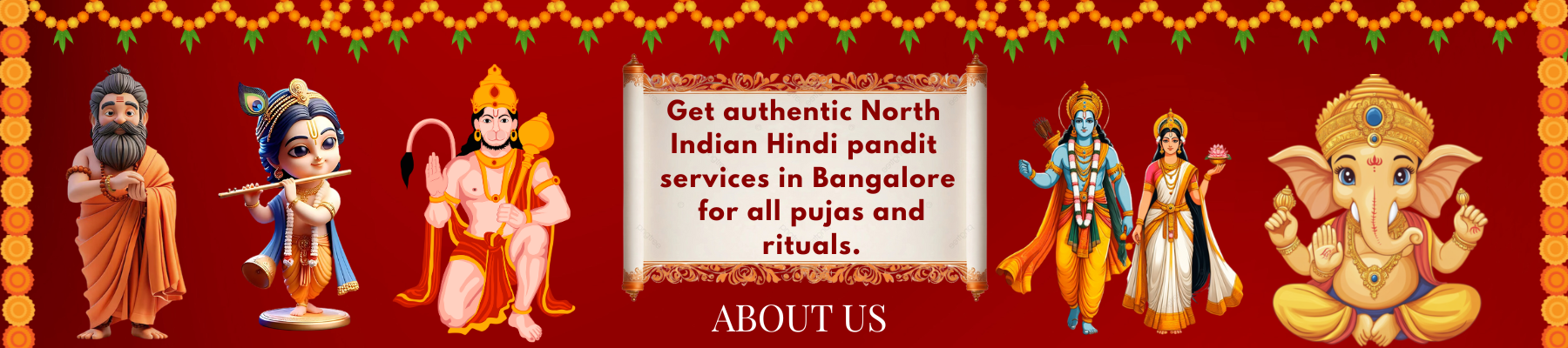 North Indian Hindi Pandit performing traditional puja in Bangalore